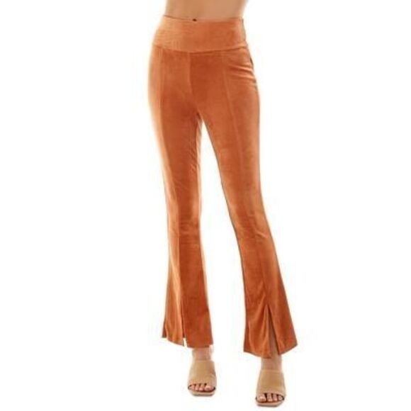 Ultra Flirt Juniors' Stretch Corduroy‎ Flare Pants Size L - Picture 1 of 3